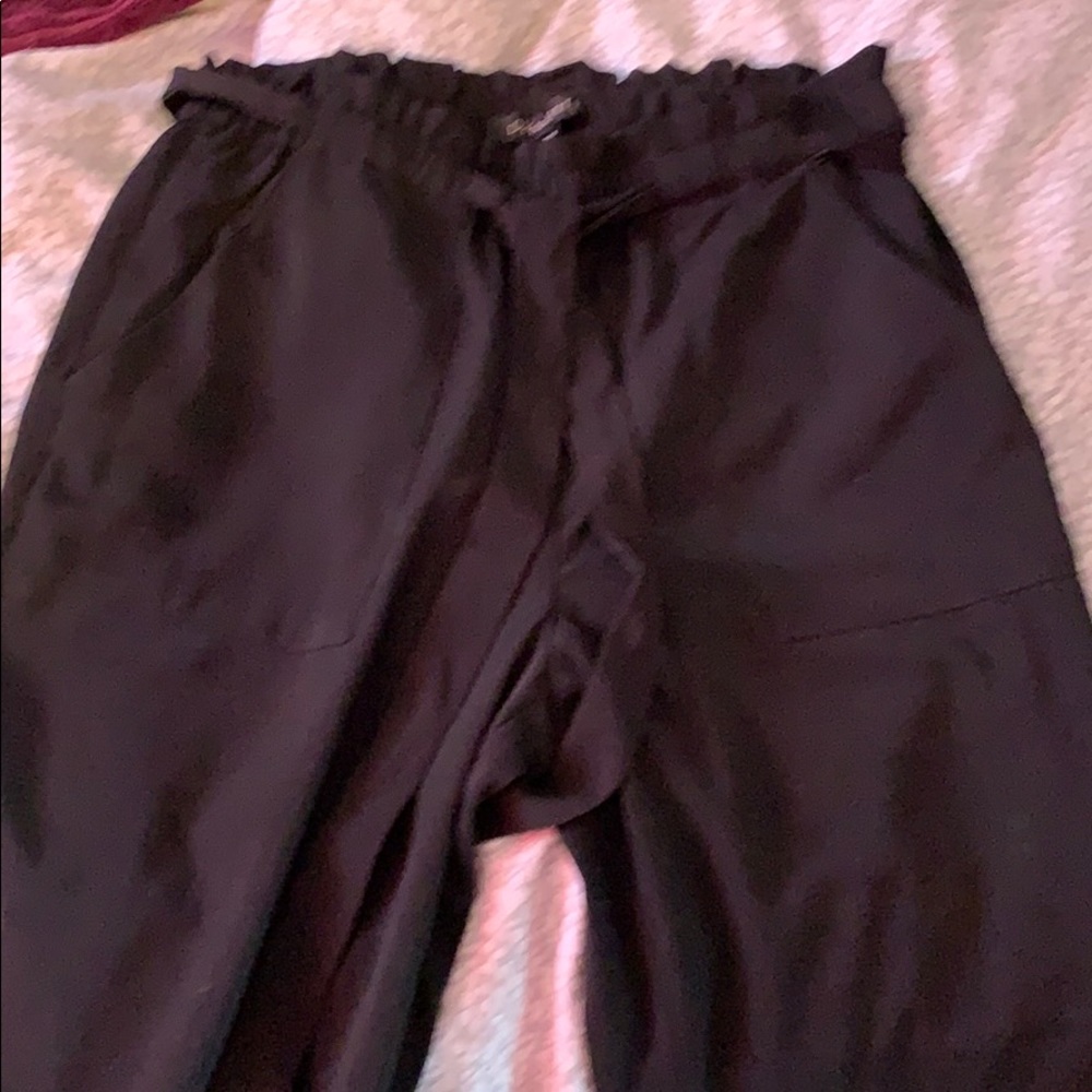 Loose black pants